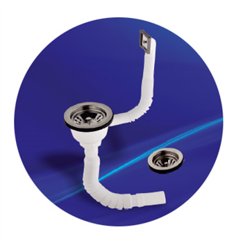 KÖRÜKLÜ SİFON - TEKLİ ÇÖPMAK TAŞMALI 304